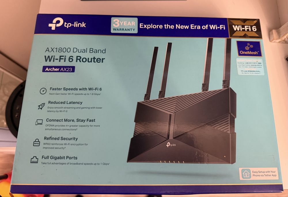 Router wifi 6 TP LINK AX1800