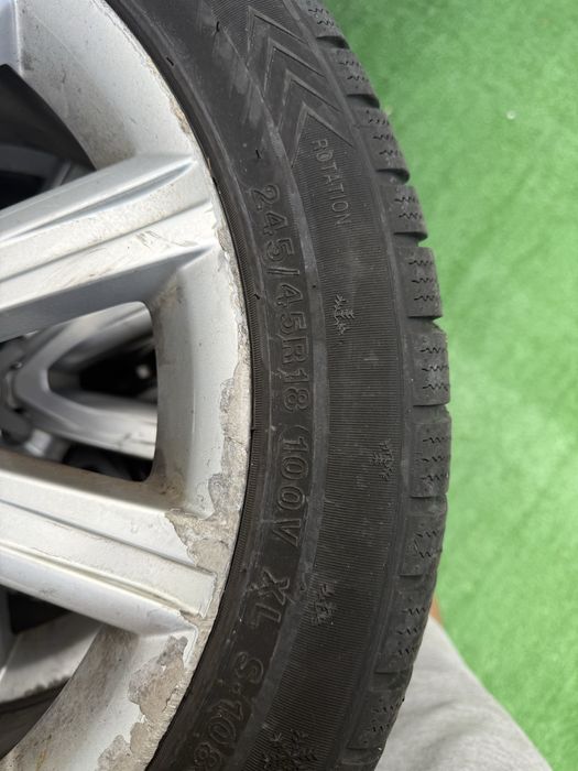 Jante Audi cu anvelope iarnă 5x112 18