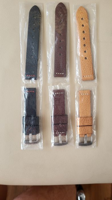 Curele din piele pentru ceas de mana, 20 mm latime