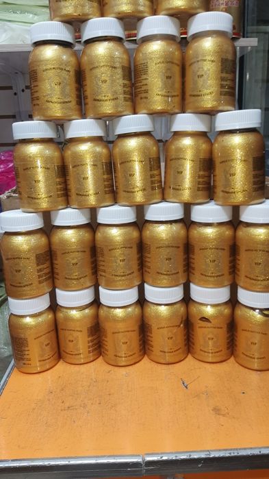 Акриловая краска (золотая)