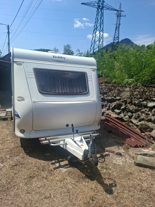 Rulotă Hobby De Luxe Easy 400, 2005, înmatriculata, panouri solare