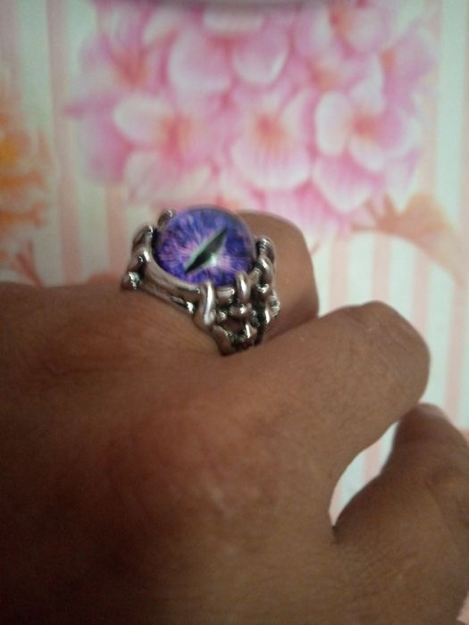 Кольцо хрустальный "Глаз Саурона "