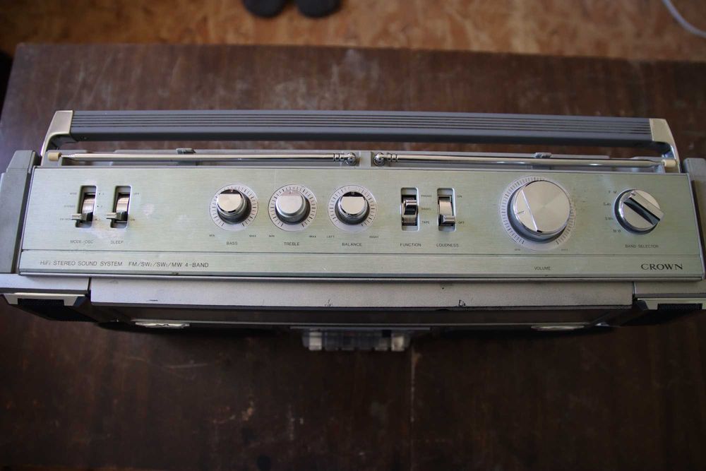 Радиокасетофон , бумбокс, boombox, CROWN CSC-950f