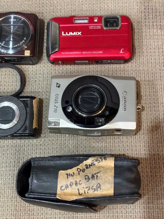 Pachet camere foto digitale defecte - Lumix Pentax Canon Samsung