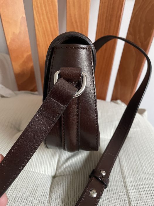 Малка дамска чанта Massimo Dutti оригинал естествена кожа