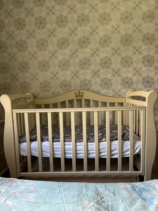 Манеж кровать  Джулия с матрасом