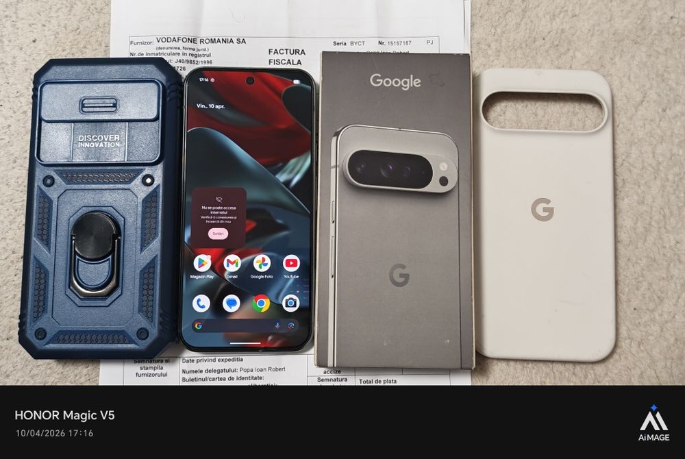 Google Pixel 9 Pixel XL -256 GB Hazel / Husa Originala bonus / Garanție