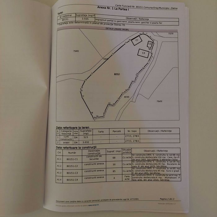 Vand casa + teren suprafata 4313 mp