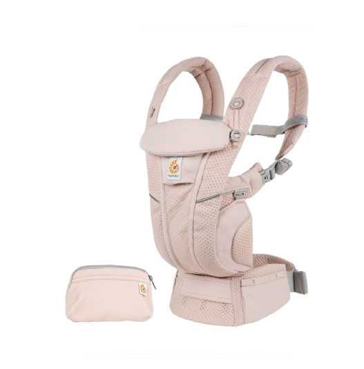Marsupiu pentru bebelusi Ergobaby OMNI Breeze respirabil si confortabil 0 - 4 ani Pink Quartz