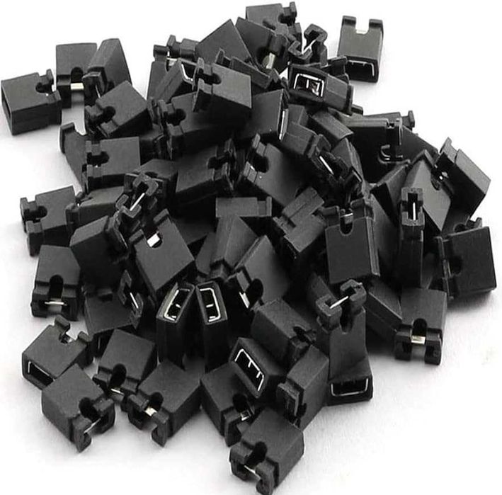 100 x PCS jumper cap short circuit cap spacing 2.54mm carcase PC