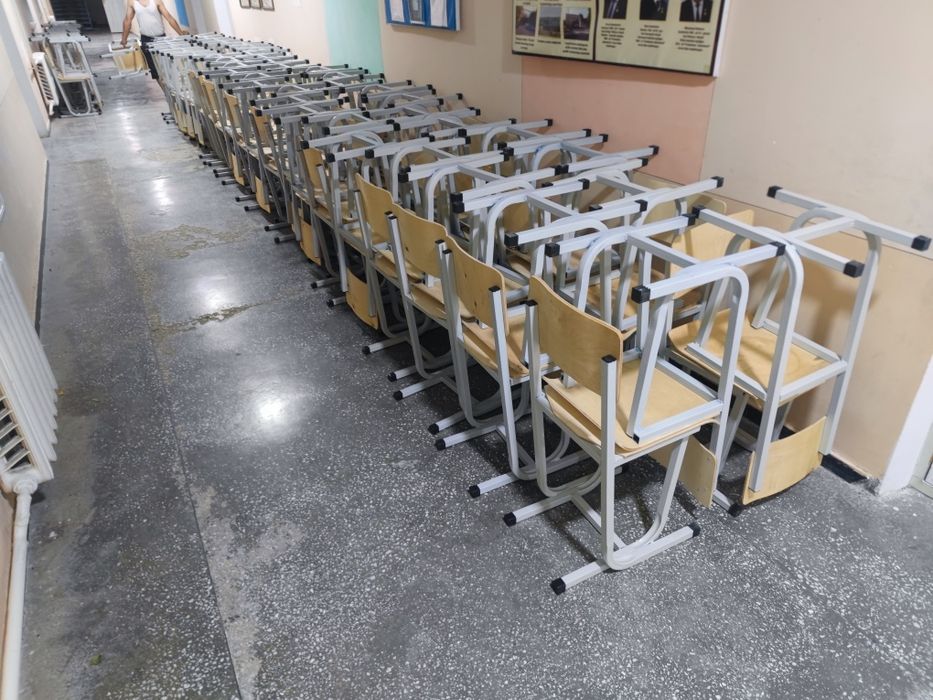 Мактаб партала стуллари. Школьные парты и стулья от производителя