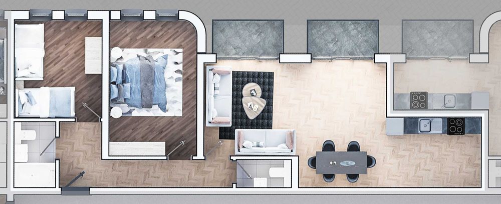 Продаваме 3-ст. апартамент Зона Б-19