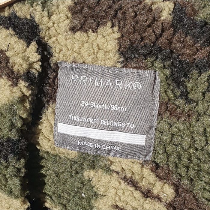 Geacă groasa 2-3 ani Primark, 92-98, kaki – stare impecabilă