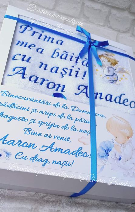 Trusou botez si cutie personalizata