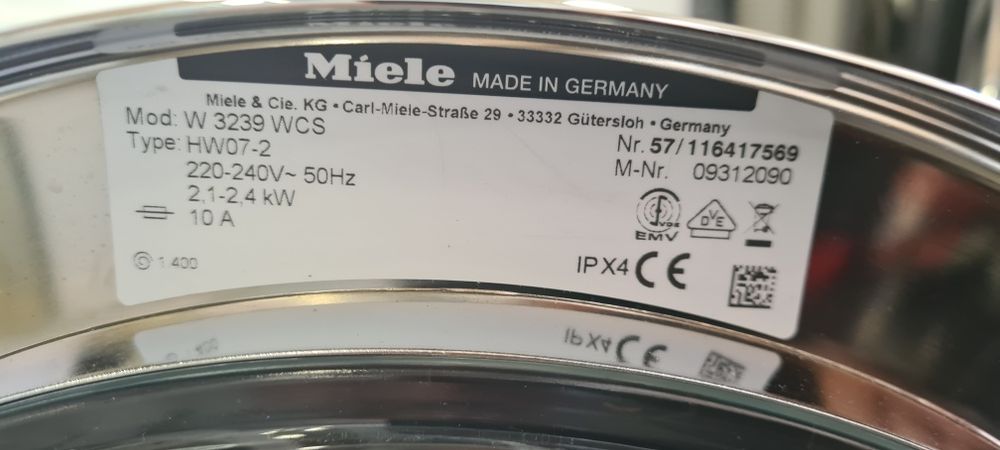 Пералня Miele 6кг 1400обр W3239 Пчелна пита