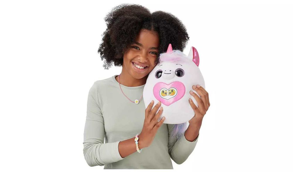 Плюшена играчка Рейнбоукорнс Голямо яйце с 20 изненади Rainbocorns