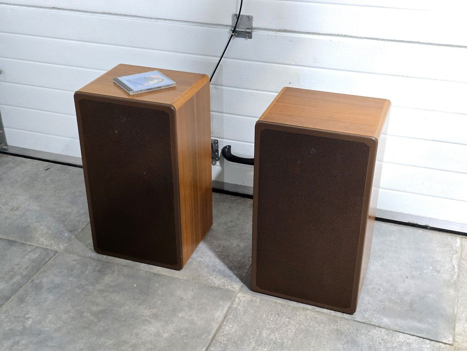 Boxe hifi BRAUN L-830, vintage cai, compresie, ohm, 70-140w