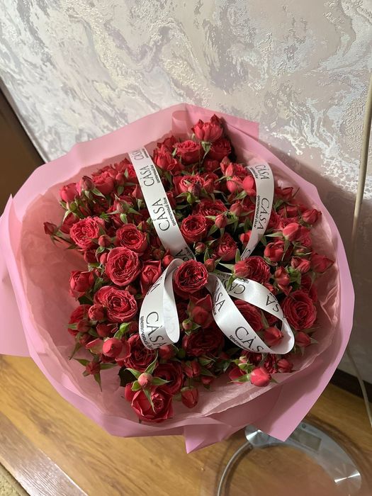 Цветы букет розы