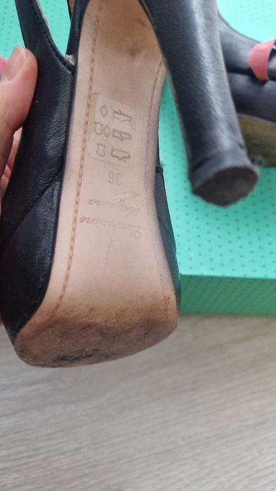 Sandale din piele cu toc  Benvenuti 36