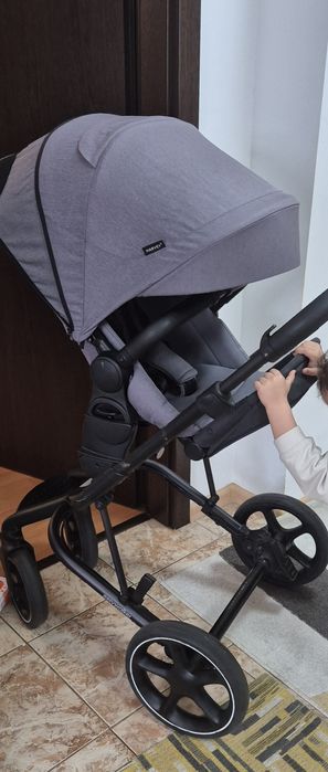Бебешка количка Easywalker Harvey 3 – пълен комплект + кошница за кола Cybex Aton 5