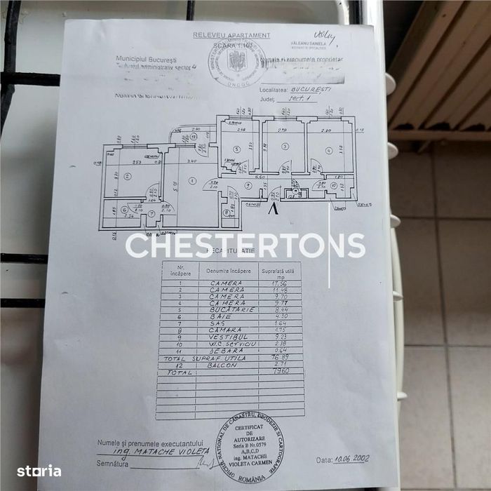 Apartament luminos 4 camere, bloc reabilitat, zona linistita, metrou A