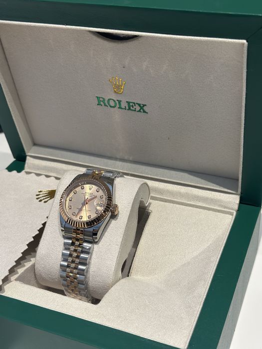 Rolex Datejust 31 – 18K Everose Gold & Oystersteel | Diamond Dial | Full Set