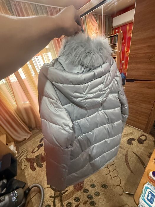 Пуховик zilly натуральный мех