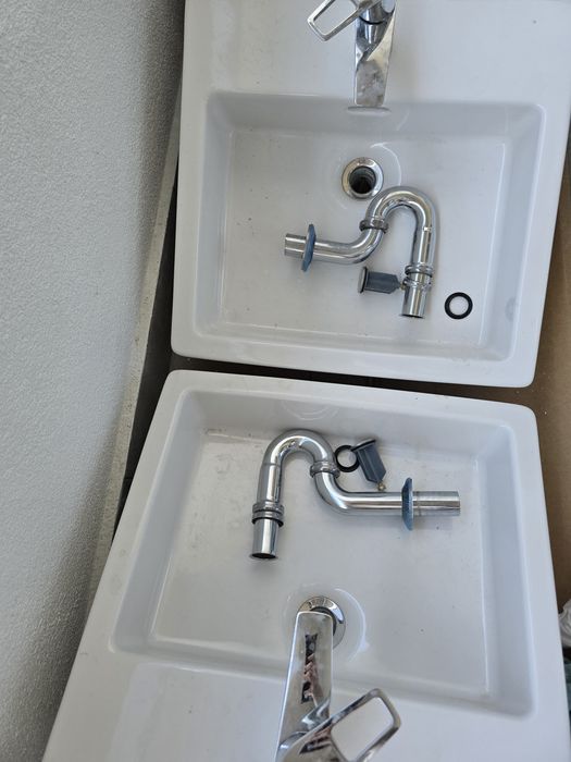 2 Seturi Premium Lavoar Duravit + Baterie Grohe Eurocube, NOI, Nefolosite