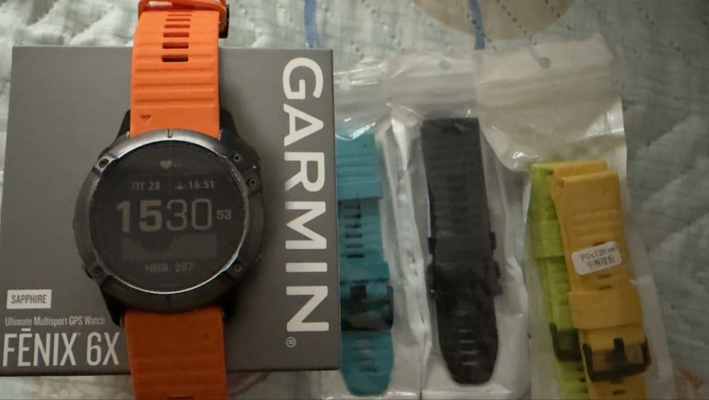 Бартер Garmin fenix 6x sapphire