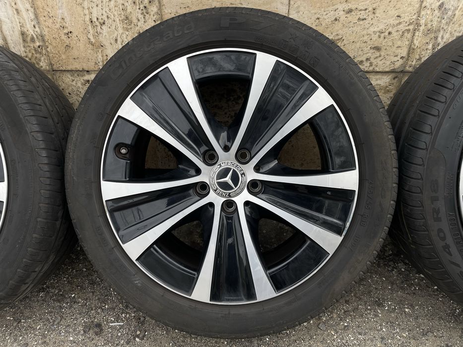 Jante Roți 18 Mercedes E V Class W213 Anvelope vara 245 45 R18 / 275 40 R18