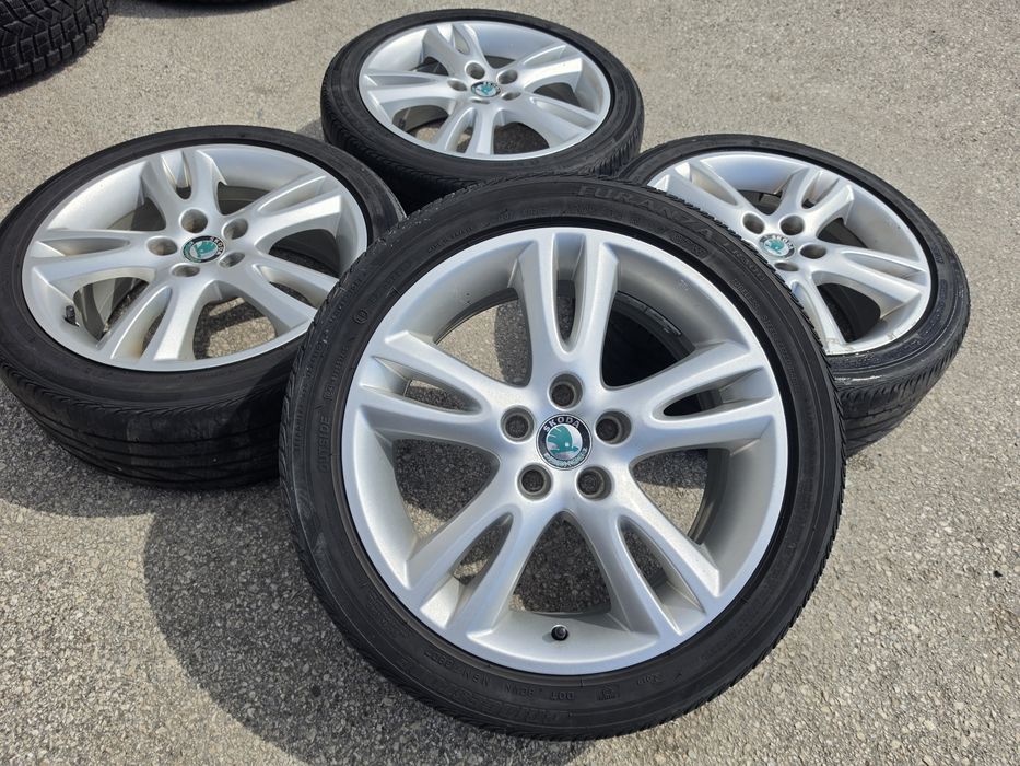 5х100/16 с гуми Шкода Ауди Сеат Субару 5x100/16 Skoda Fabia Octavia VW Audi