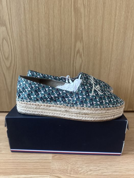 Дамски еспадрили Tommy Hilfiger – №42, зелени, чисто нови