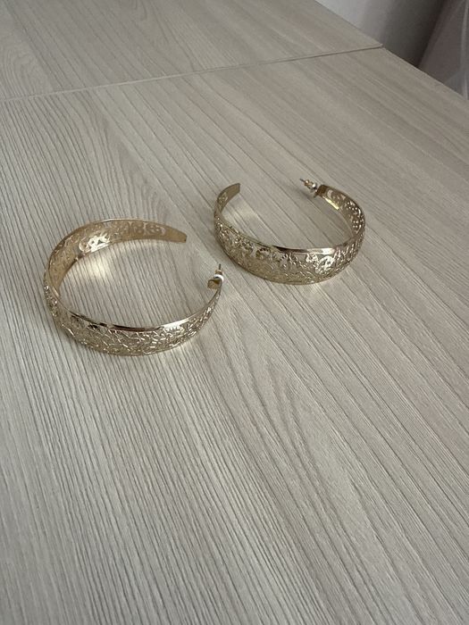 Серьги-кольца новые