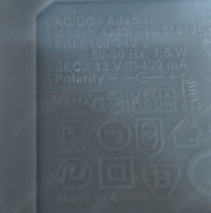 Vand Alimentator Original PHILIPS, 13V 400mA