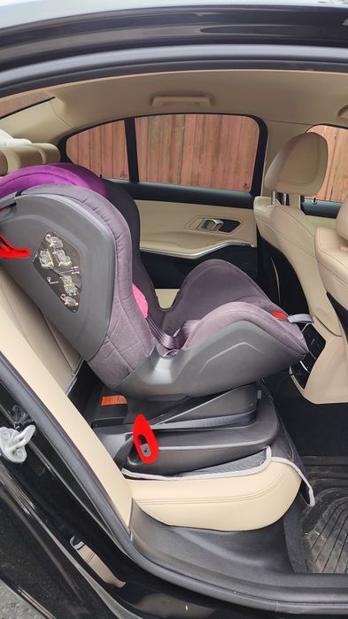 Scaun auto Avionaut Glider Softy Negru/Roz