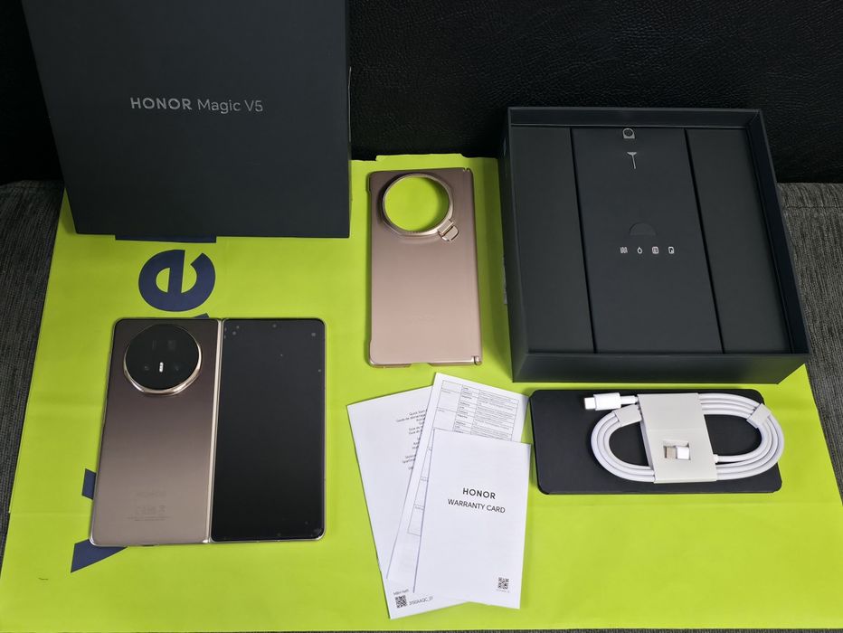 КАТО НОВ 512GB Honor Magic V5 5G Гаранция Yettel 2029 Gold | Златен