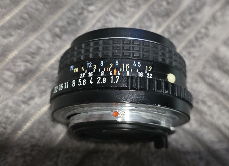 Obiectiv foto SMC Pentax-M 50mm f/1.7 montura

PK