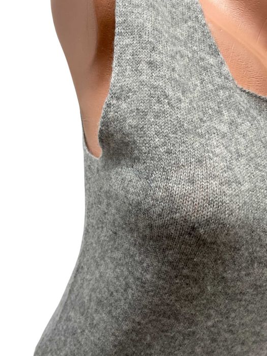 GIORGIO KANTEN размер XS 100% КАШМИР дамски кашмирен пуловер сив