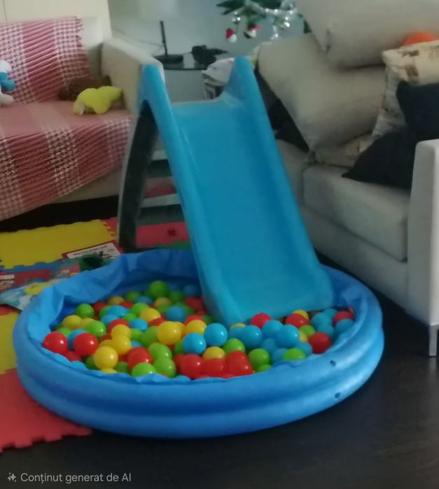 Topogan copii cu bile