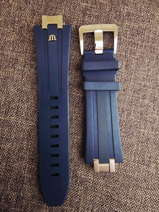 Силиконова каишка син цвят