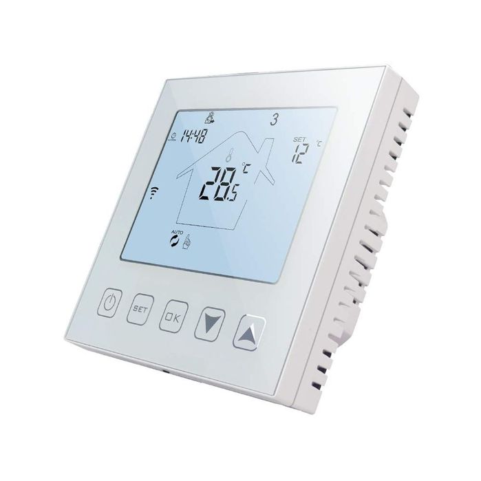 KETOTEK Termostat WiFi Inteligent pentru Încălzire prin Pardoseală, Control Programabil
