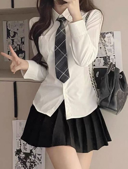 Кофта+юбка+галстук