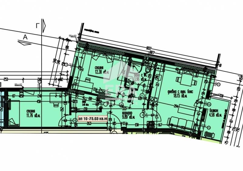 Продава се Тристаен апартамент в Варна, Аспарухово - 84 кв.м за 1106 €/кв.м - Снимка #1