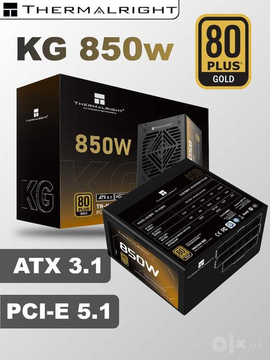 Блок питания Thermalright KG-850 (TR-KG850), 850 Вт, ATX, 20 + 4 pin