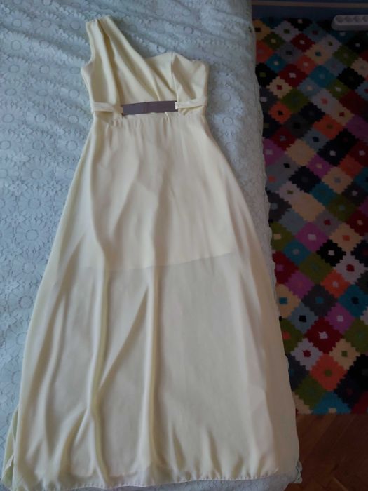 Дамска жълта Рокля