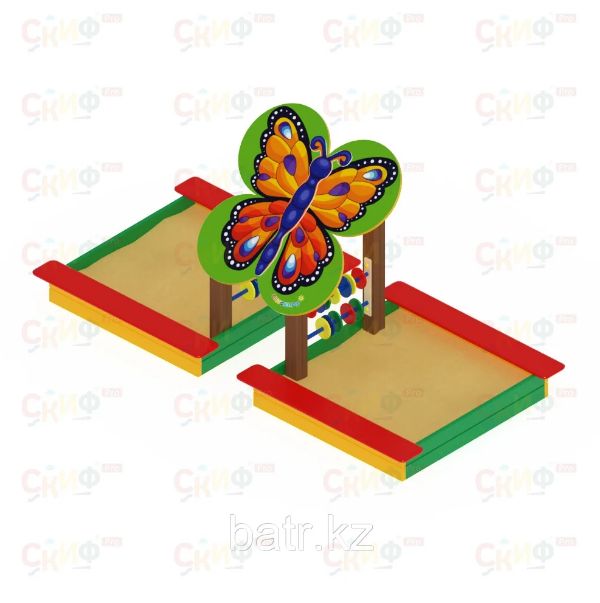 Песочница двойная Бабочка ИО 507
