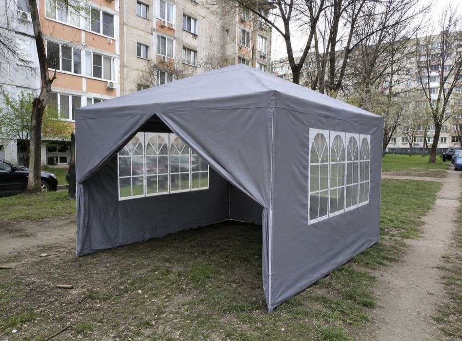 Нова голяма градинска шатра със здрава конструкция