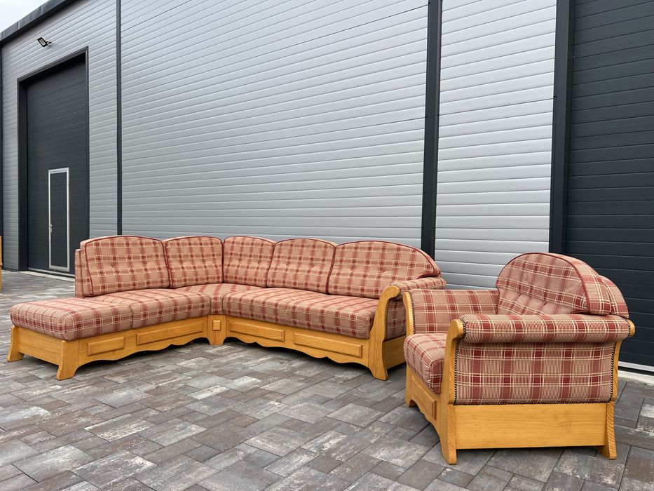 Coltar Living ~ Sufragerie Lemn Masiv Rustic