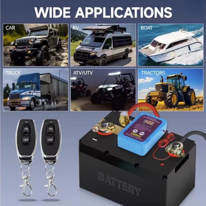 Ключ маса за акумулатор 12V 240A за кола, лодка, каравана, АТВ, 4x4