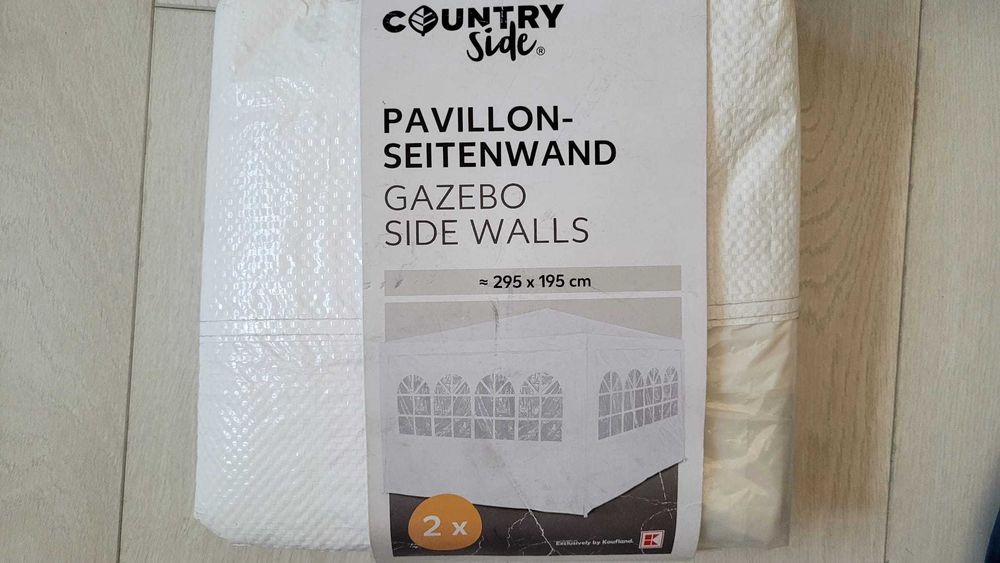 Pavilion Gazebo + 2 pereti laterali, marca Country Side, noi, sigilati